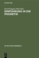 ISBN 9783110136869: Einführung in die Phonetik