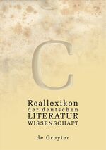 Reallexikon der deutschen Literaturwissenschaft / P-Z