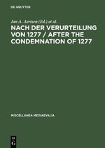 ISBN 9783110169331: Nach der Verurteilung von 1277 / After the Condemnation of 1277