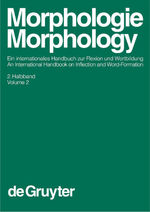 ISBN 9783110172782: Morphologie / Morphology. 2. Halbband