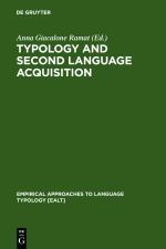 ISBN 9783110173598: Typology and Second Language Acquisition