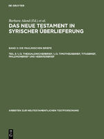 ISBN 9783110173871: 1./2. Thessalonicherbrief, 1./2. Timotheusbrief, Titusbrief, Philemonbrief und Hebräerbrief