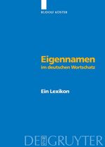 ISBN 9783110177015: Eigennamen im deutschen Wortschatz - Ein Lexikon