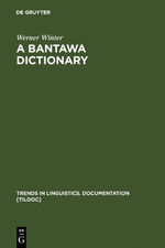 ISBN 9783110177107: A Bantawa Dictionary