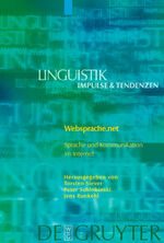 ISBN 9783110181104: Websprache.net - Sprache und Kommunikation im Internet