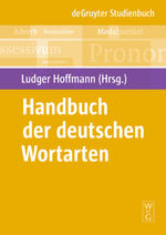 ISBN 9783110182897: Handbuch der deutschen Wortarten