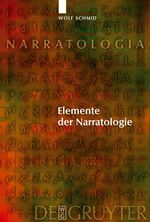 ISBN 9783110185935: Elemente der Narratologie