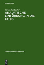 ISBN 9783110194425: Analytische Einführung in die Ethik