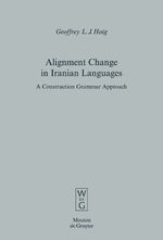 ISBN 9783110195866: Alignment Change in Iranian Languages – A Construction Grammar Approach