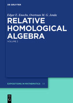 ISBN 9783110215229: Edgar E. Enochs; Overtoun M. G. Jenda: Relative Homological Algebra / Relative Homological Algebra