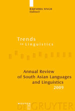 ISBN 9783110225594: Annual Review of South Asian Languages and Linguistics – 2009