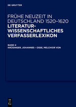 ISBN 9783110254884: Frühe Neuzeit in Deutschland. 1520-1620 / Krüginger, Johannes – Osse, Melchior von