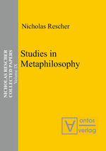 ISBN 9783110325423: Studies in Metaphilosophy