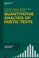 ISBN 9783110336054: Quantitative Analysis of Poetic Texts