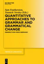 ISBN 9783110401752: Quantitative Approaches to Grammar and Grammatical Change – Perspectives from Germanic