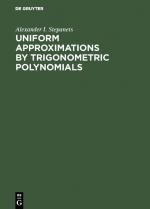 ISBN 9783110460773: Uniform Approximations by Trigonometric Polynomials