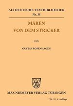 ISBN 9783110483147: Mären von dem Stricker