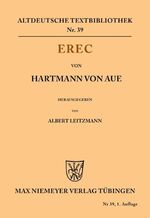 ISBN 9783110483253: Erec