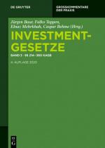 ISBN 9783110490541: Investmentgesetze / §§ 214 - 360 KAGB