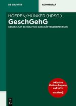 ISBN 9783110631289: GeschGehG – Gesetz zum Schutz von Geschäftsgeheimnissen