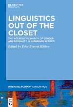 ISBN 9783110742282: Linguistics Out of the Closet