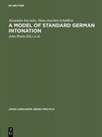 ISBN 9783110999297: A model of standard German intonation