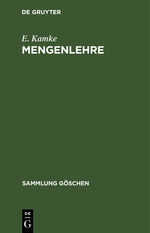 ISBN 9783111002767: Mengenlehre