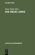 ISBN 9783111046242: Die Neue Linke