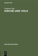 ISBN 9783111047669: Kirche und Volk