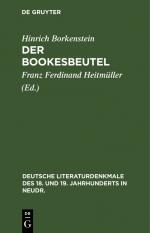 ISBN 9783111049304: Der Bookesbeutel – Lustspiel