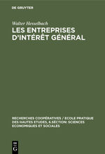 ISBN 9783111052328: Les entreprises d¿intérêt général