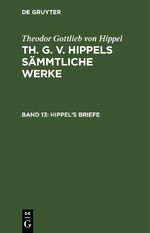 ISBN 9783111063317: Hippel¿s Briefe