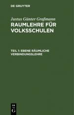 ISBN 9783111071626: Ebene räumliche Verbindungslehre