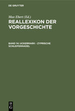 Max Ebert: Reallexikon der Vorgeschichte Max Ebert: Reallexikon der Vorgeschichte