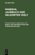 ISBN 9783111073231: Die Universitäten und Hochschulen usw.