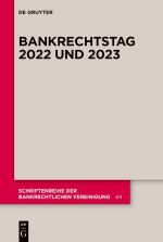 ISBN 9783111084862: Bankrechtstag 2022 und 2023