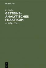 ISBN 9783111093604: Gesteinsanalytisches Praktikum