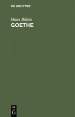 ISBN 9783111101552: Goethe – Grundzüge seines Lebens und Werkes