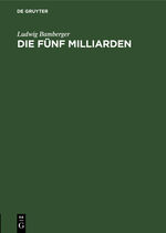 ISBN 9783111104249: Die fünf Milliarden