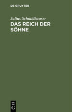 ISBN 9783111111834: Das Reich der Söhne