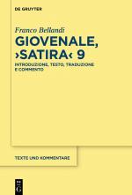 ISBN 9783111121703: Giovenale, ¿Satira¿ 9 / Introduzione, testo, traduzione e commento / Franco Bellandi / Taschenbuch / ISSN / Paperback / X / Italienisch / 2022 / De Gruyter / EAN 9783111121703