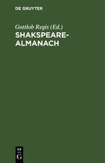 ISBN 9783111151342: Shakspeare-Almanach