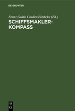 ISBN 9783111203713: Schiffsmakler-Kompass