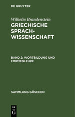 ISBN 9783111214115: Wortbildung und Formenlehre