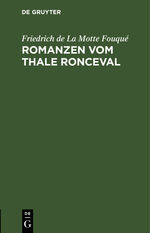 ISBN 9783111223261: Romanzen vom Thale Ronceval