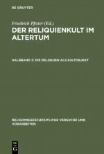 ISBN 9783111248264: Die Reliquien als Kultobjekt