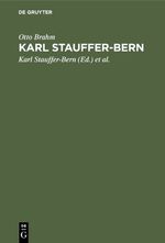 ISBN 9783111260884: Karl Stauffer-Bern