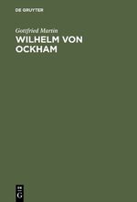 ISBN 9783111262413: Wilhelm von Ockham - Untersuchungen zur Ontologie der Ordnungen