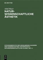 ISBN 9783111282060: Naturwissenschaftliche Ästhetik