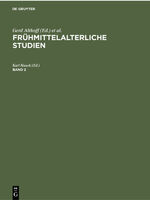 ISBN 9783112300220: Frühmittelalterliche Studien / 1969